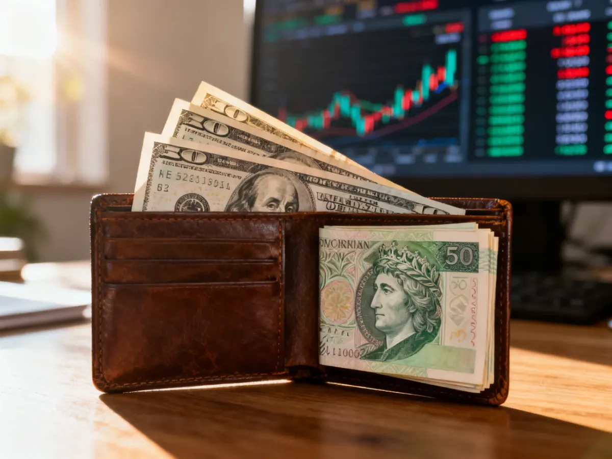 7 dolarów – ile to PLN? Aktualny przelicznik walut